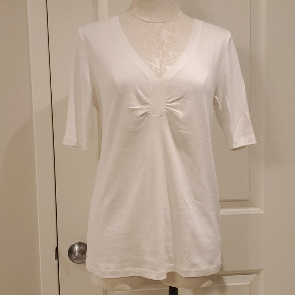 ELLIOT LAUREN half-sleeve top